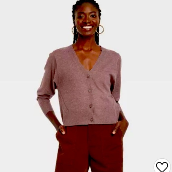 Sweaters - NWT Mauve Cardigan
